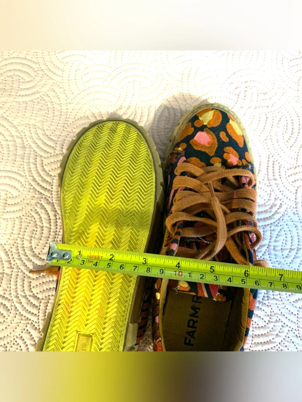 FARM Rio Multicolor Animal Print Canvas Shoe- Women’s Size 9
